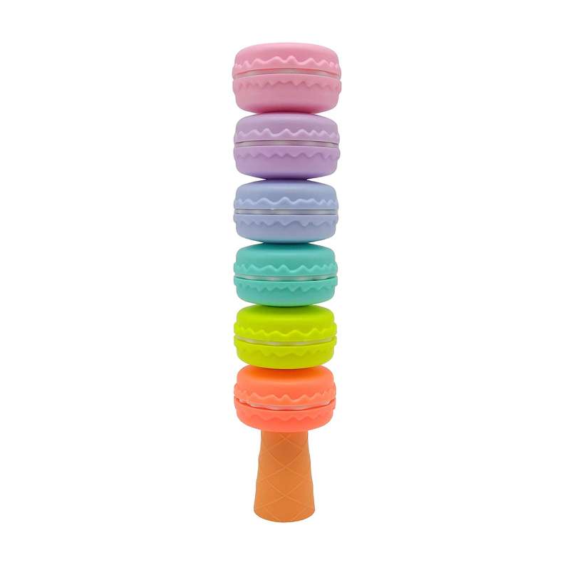 ماژیک علامت گذار مدل macaron بسته 6 عددی