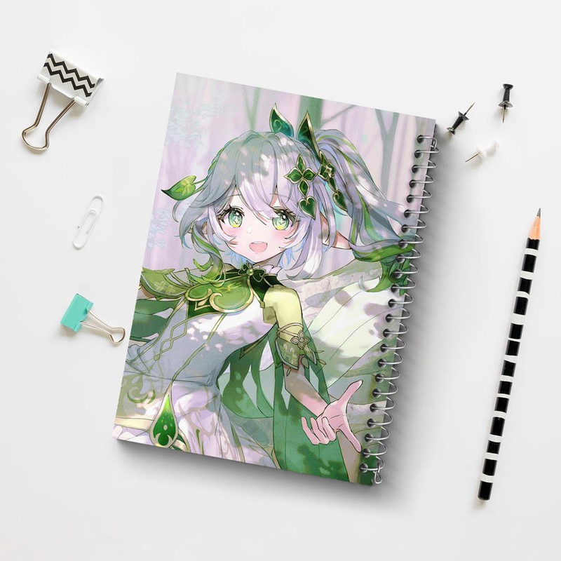 دفتر نقاشی 50 برگ خندالو مدل بازی گنشین ایمپکت Genshin Impact کد 24615