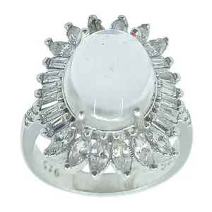 انگشتر نقره زنانه سلین کالا مدل دُر نجف ce-As296