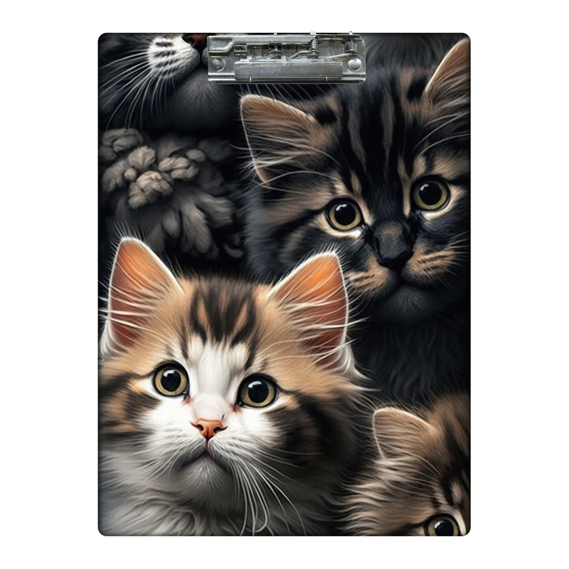 تخته شاسی طرح گربه های سه بعدی کد  9620488 سایز A4