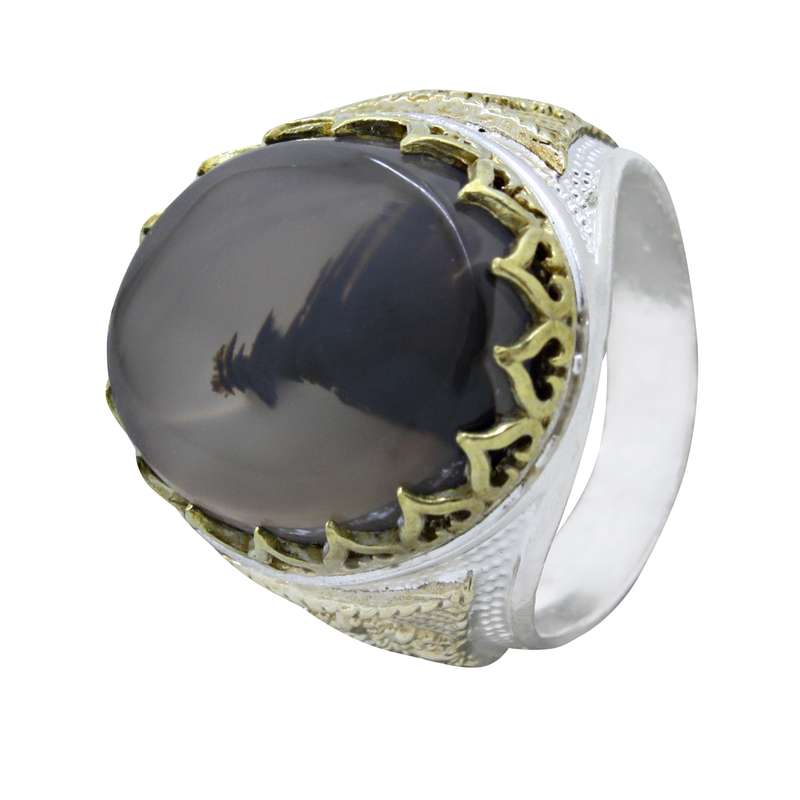 انگشتر نقره مردانه مدل شجر کد v16