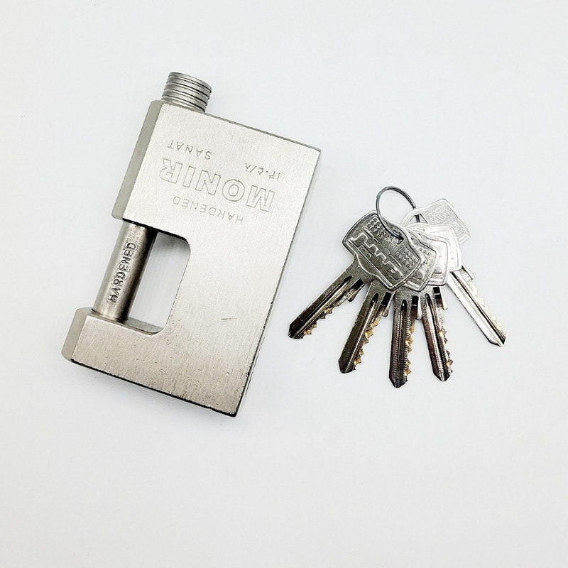 قفل کتابی منیر صنعت مدل New M100 قفل کتابی منیر صنعت مدل New M100