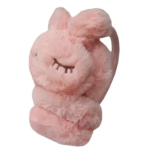 گوش گیر زمستانی بچگانه مدل هدفونی طرح خرگوش