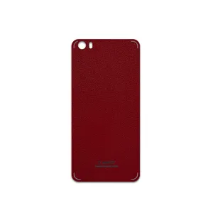 MAHOOT Red-Leather Cover Sticker for Xiaomi Mi 5