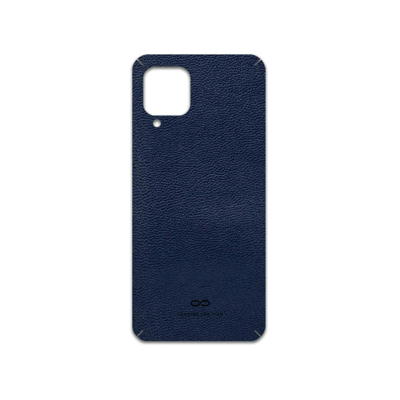 برچسب پوششی ماهوت مدل Deep-Blue-Leather مناسب برای گوشی موبایل سامسونگ Galaxy F22