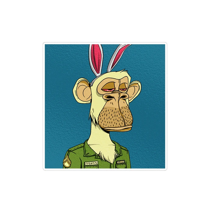 استیکر لپ تاپ ماسا دیزاین طرح monkey مدل STK1711