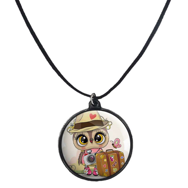 گردنبند پرمانه طرح عکاس کد pmb.5144 مدل دو طرفه