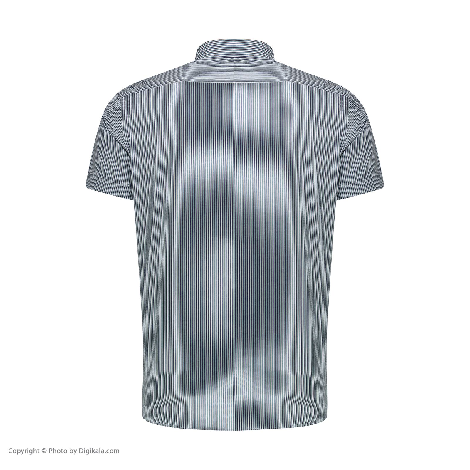 پیراهن آستین کوتاه مردانه کیکی رایکی مدل MBB20006-332 -  - 4