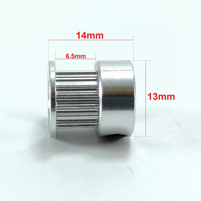چرخ ربات مدل فولی کد 16D-GT2-6mm