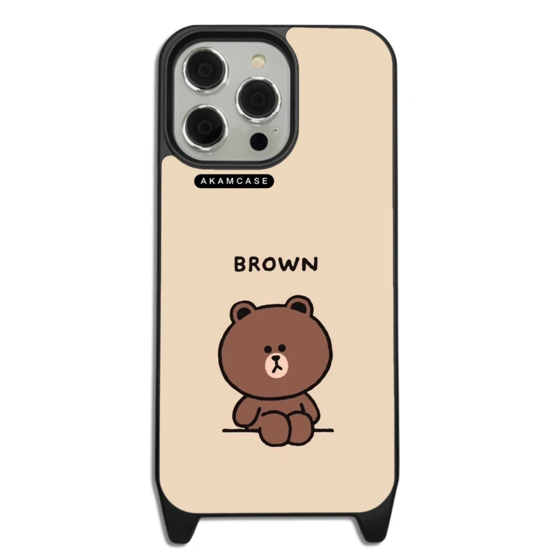کاور آکام مدل AMCWLA15PROMAX-BROWN12 مناسب برای گوشی موبایل اپل iPhone 15 Pro Max