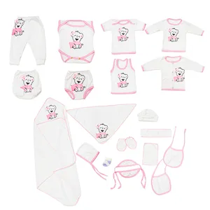 ست 21 تکه لباس نوزادی مدل خرسی کد ad-098