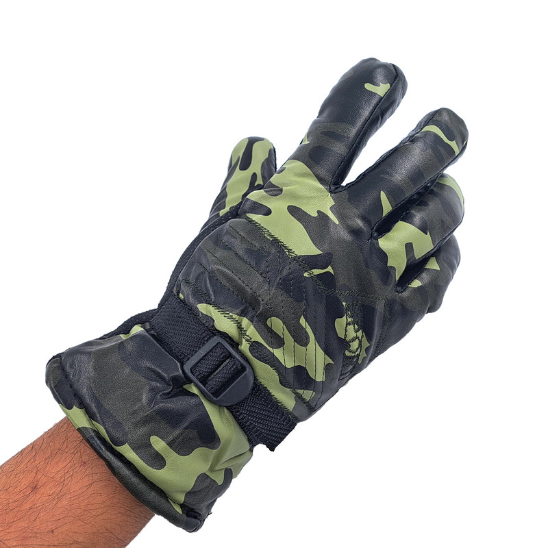 دستکش موتورسواری مدل SPORT-ORIB طرح چریکی کد 1019