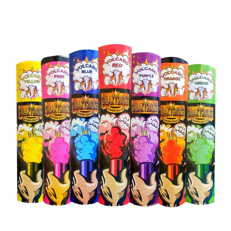 دود رنگی گلکسی اسموک مدل ابری مجموعه 7 عددی