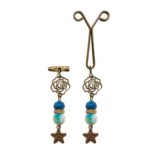 ست سنجاق سینه و گیره روسری طرح ستاره کد PM474