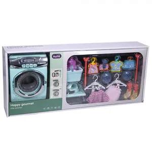 ست اسباب بازی لوازم خانه مدل لباسشویی و رخت آویز طرح MY LITTLE HOME کد A1001-5