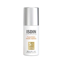 فلوئید ضد آفتاب بی&zwnj;رنگ صورت ایزدین SPF 50 مدل Magic Repair محافظ Uva،Uvb مناسب برای انواع پوست حجم ۵۰ میلی&zwnj;لیتر