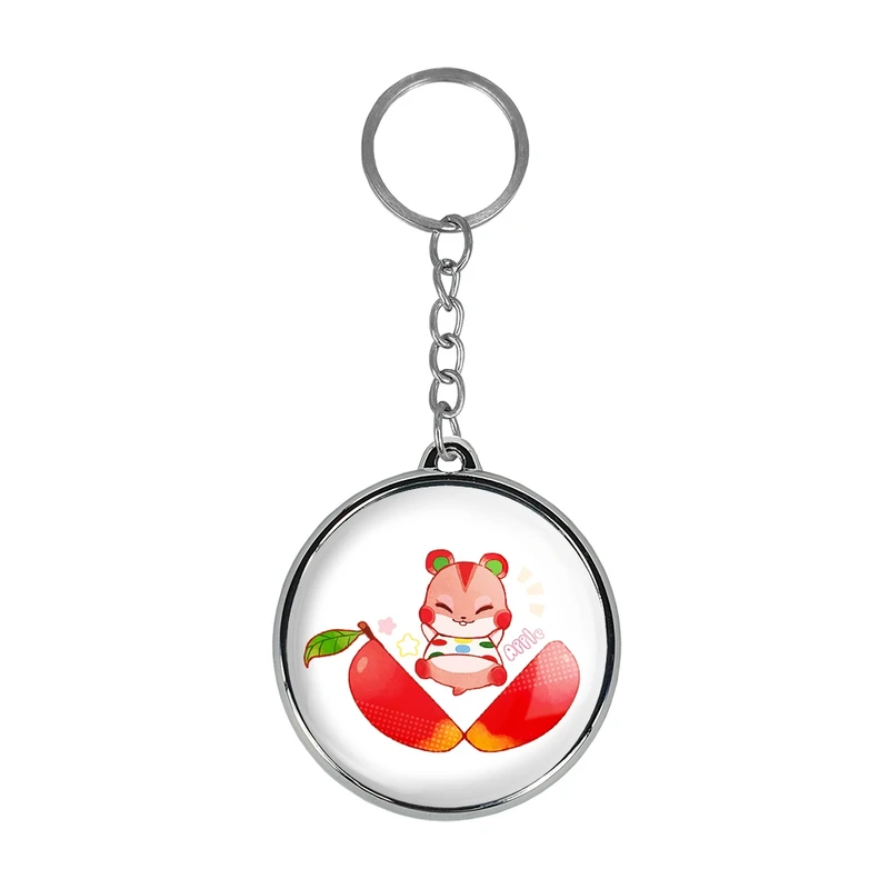 جاکلیدی خندالو طرح بازی انیمال کراسینگ (Animal Crossing) مدل دوطرفه کد 3265132652