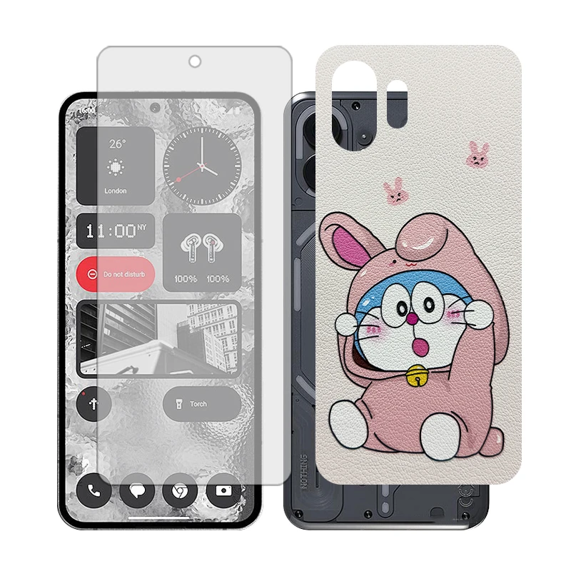 محافظ صفحه نمایش مات گلس مدل Together مناسب برای گوشی موبایل ناتینگ Phone 2 به همراه برچسب پوششی پشت گوشی