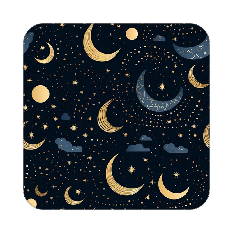 زیر لیوانی کاکتی طرح ماه و ستاره مدل mp52965