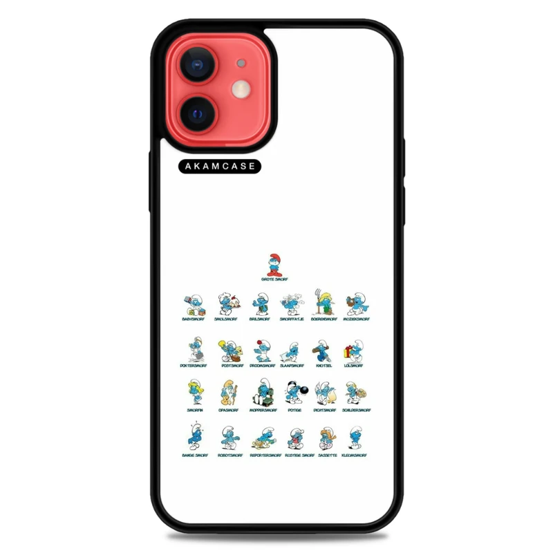 کاور آکام مدل AMC-WA12-SMURFS-3 مناسب برای گوشی موبایل اپل iPhone 12