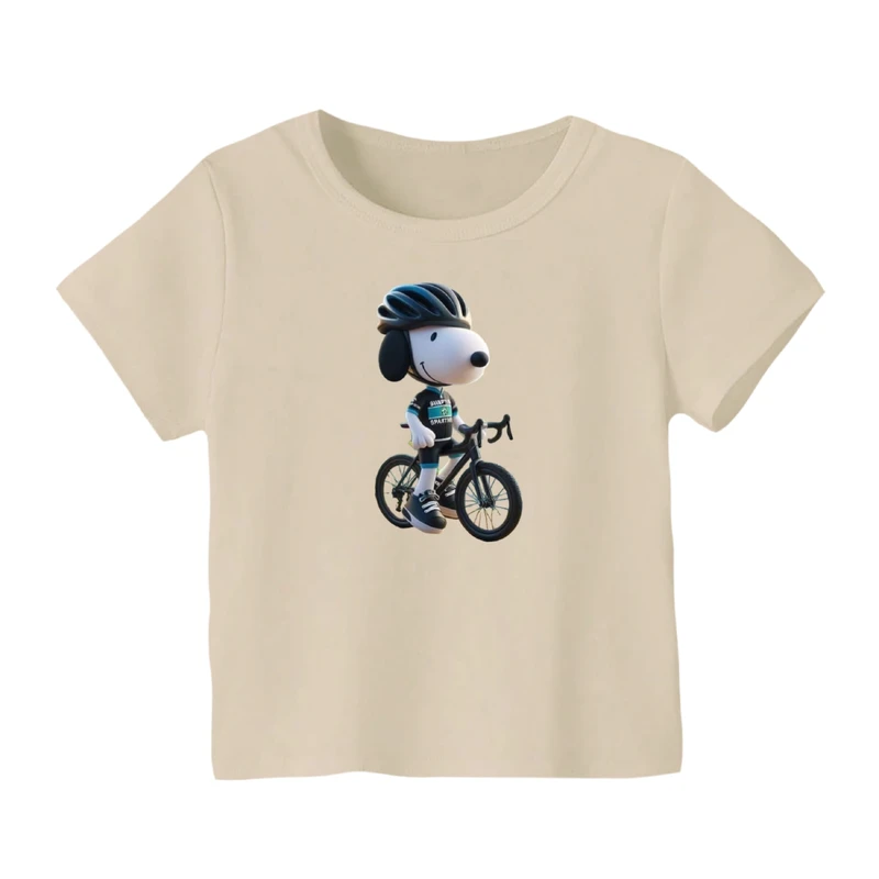 تی شرت آستین کوتاه بچگانه مدل اسنوپی کد ۴۰