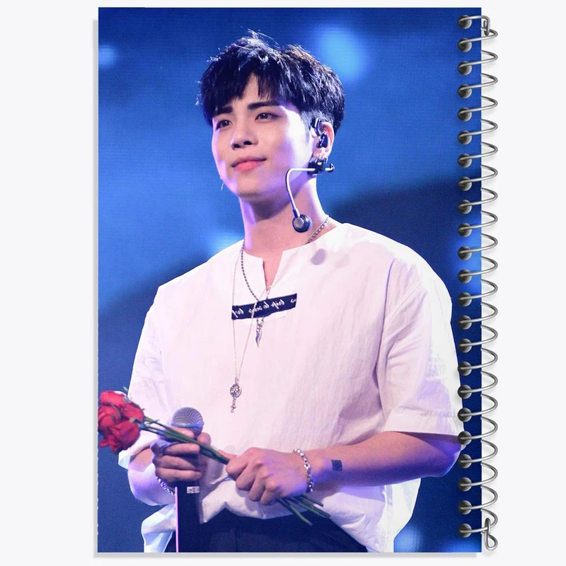 دفتر نقاشی 50 برگ خندالو مدل کی گروه شاینی Shinee کد 12345