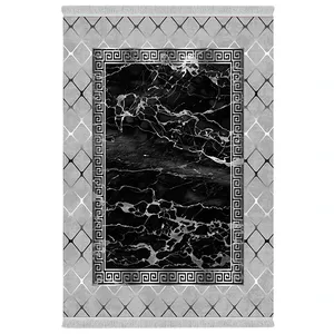 فرش پارچه‌ای دفه مدل فرشینه طرح مدرن کد 1124