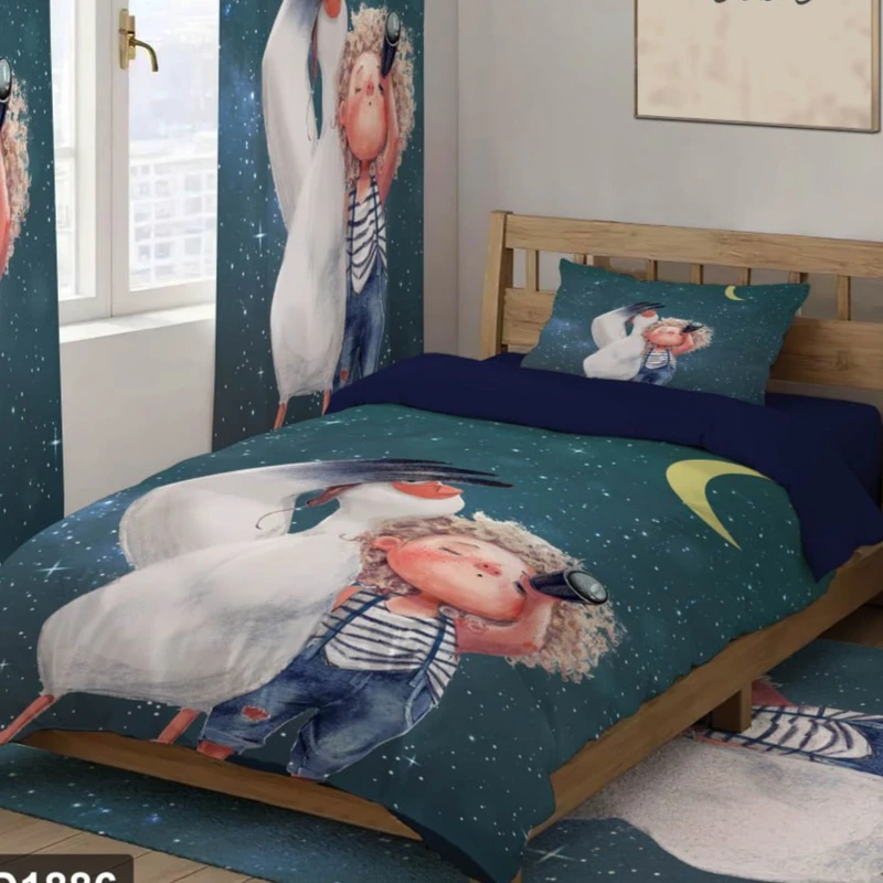 سرویس خواب 1 نفر 4 تکه مدل عروسک 120 کد 275