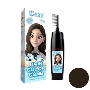 فوم رنگ مو موقت دکسی مدل شانه ای حجم 200 میلی لیتر رنگ قهوه ای پر رنگ