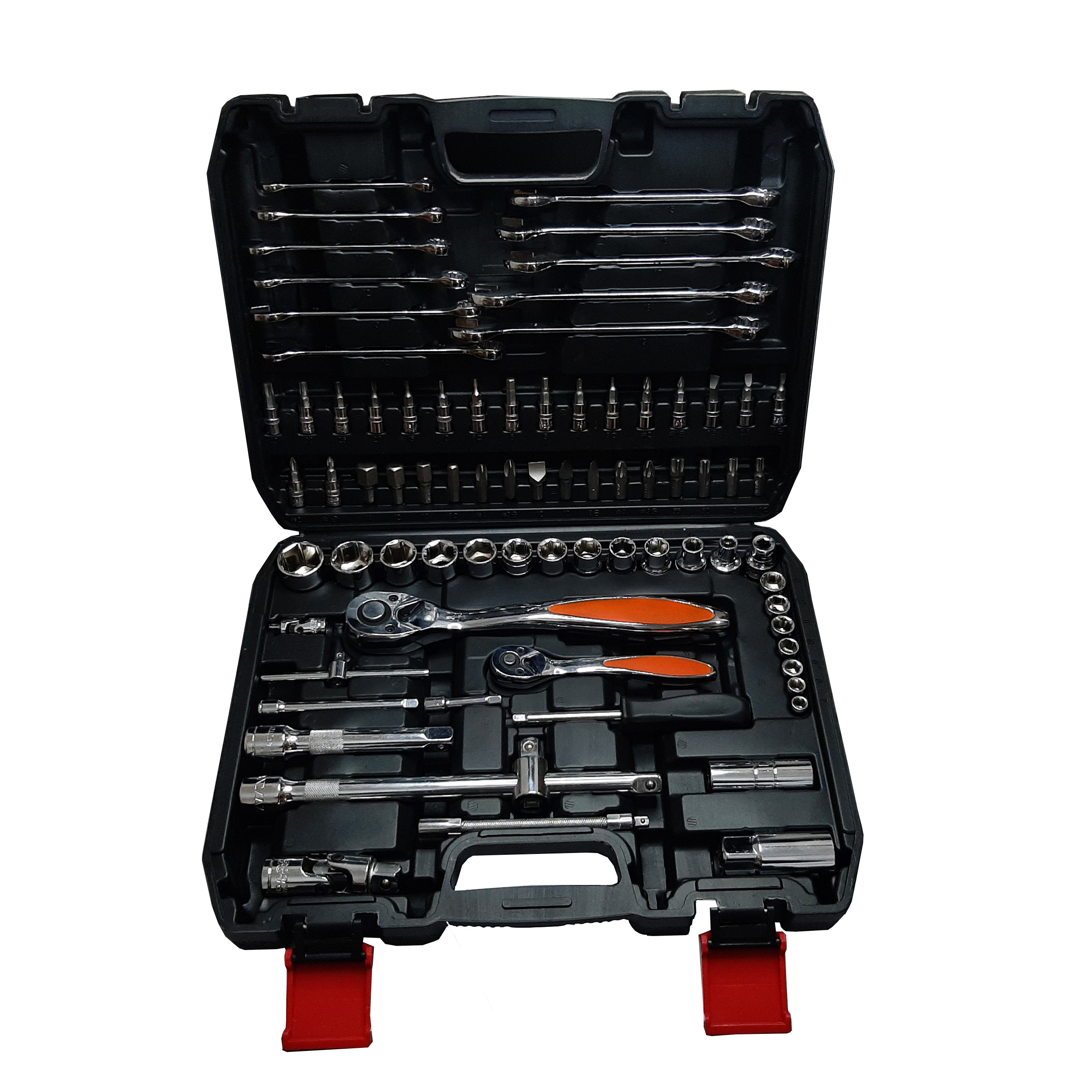 مجموعه ابزار آچار و سری بکس مدل SR-78-12 بسته 78 عددی