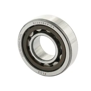 رولبرینگ کوچک دنده زیر گیربکس آکا بلبرینگ پلاس مدل NJ203 ECP قطر 40 میلیمتر مناسب برای پیکان