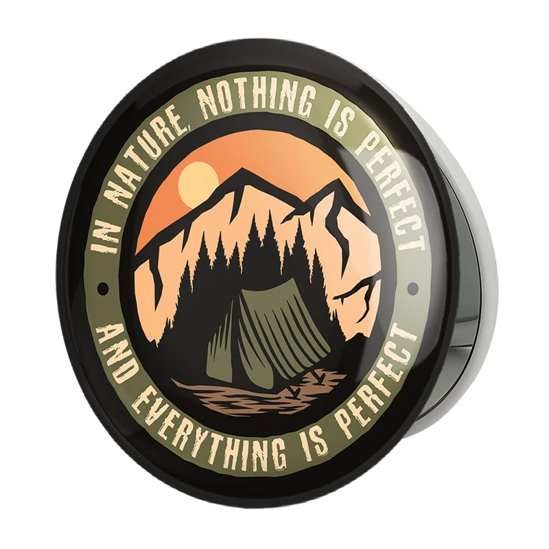 آینه جیبی خندالو طرح کمپینگ مدل تاشو کد 26050 