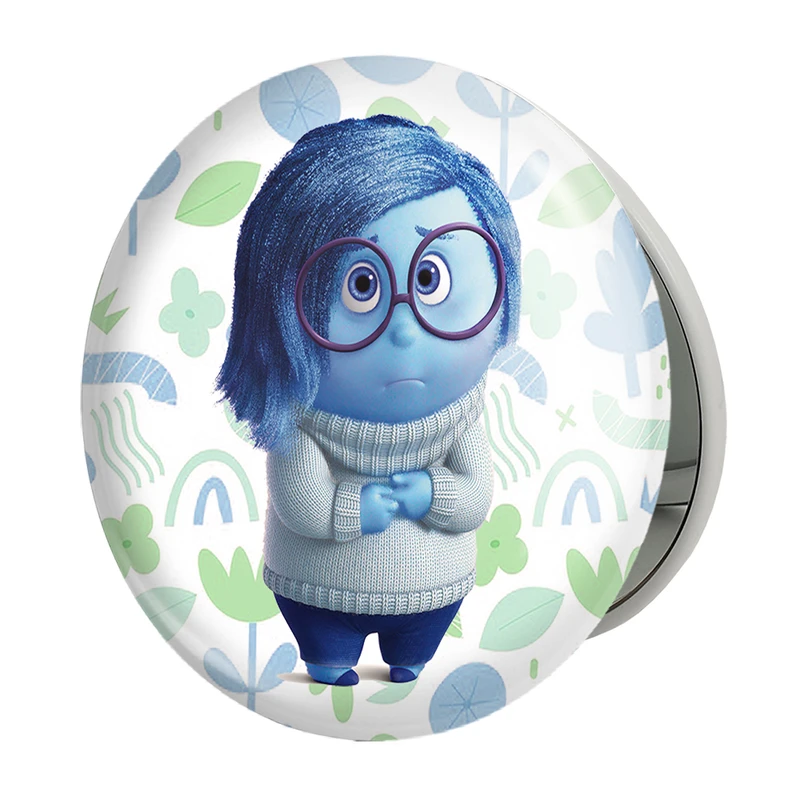 آینه جیبی خندالو طرح شخصیت غمگین انیمیشن اینساید اوت Inside Out مدل تاشو کد 3557 