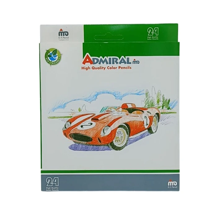 مداد رنگی 24 رنگ آدمیرال مدل جگوار