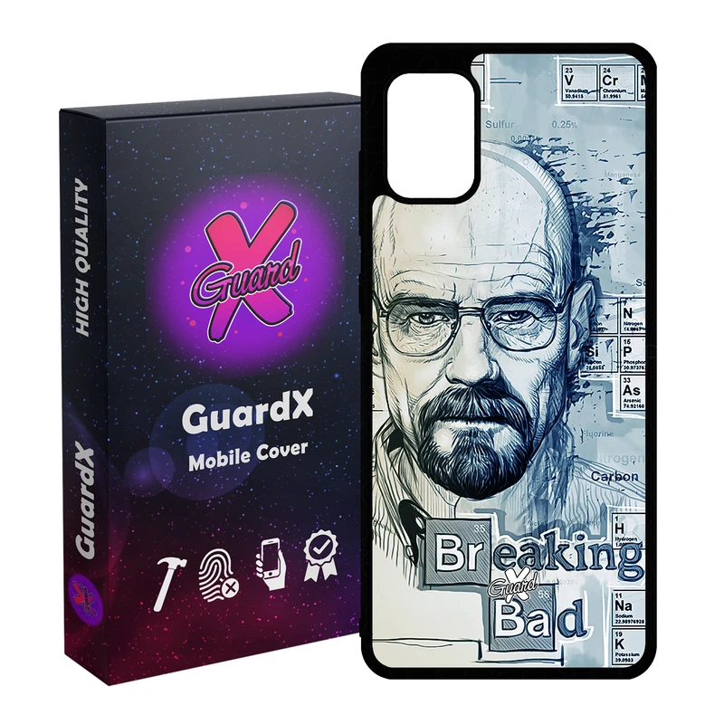کاور گارد ایکس طرح Breaking Bad مدل Glass10202 مناسب برای گوشی موبایل سامسونگ Galaxy A31