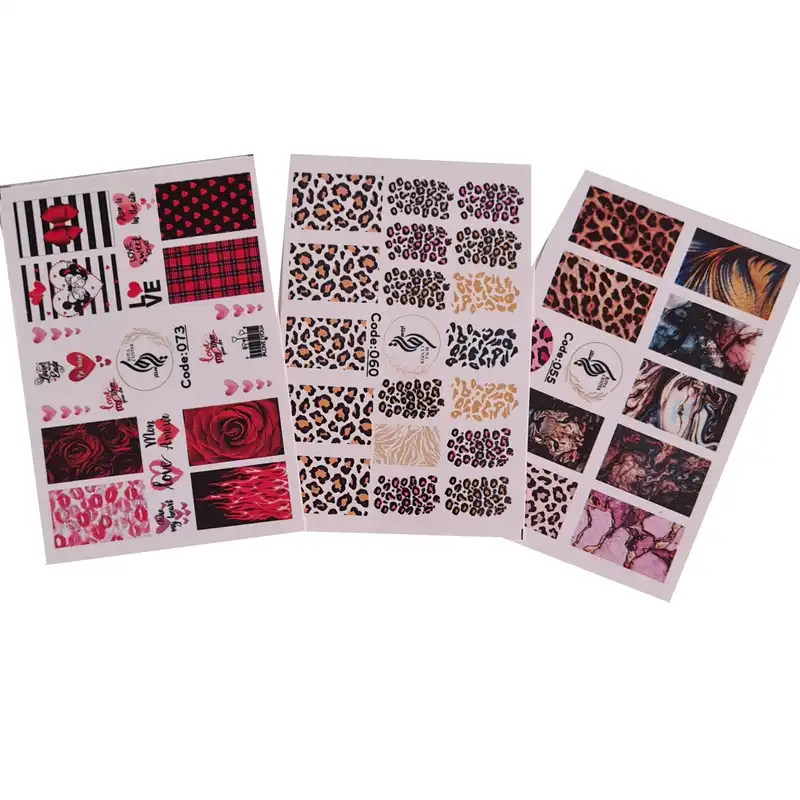 برچسب لنز ناخن مدل 011 مجموعه 3 عددی