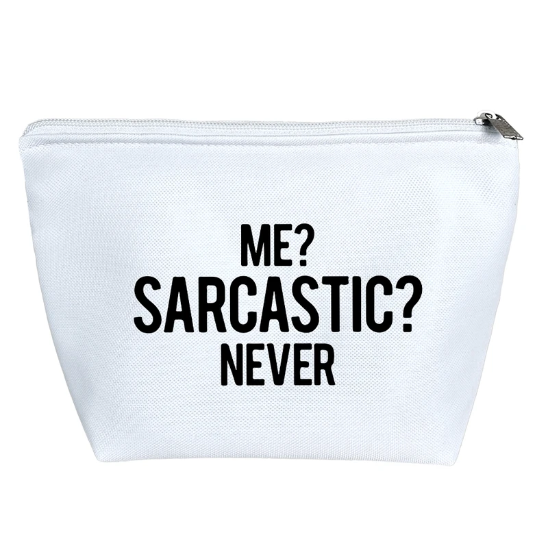 کیف لوازم آرایش دخترانه خندالو مدل متن نوشته کد 7885