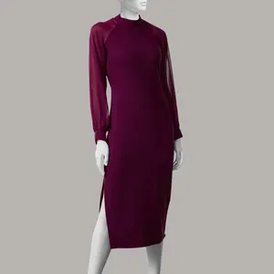 پیراهن یقه ایستاده زنانه ترندیول مدل 832569169