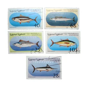 تمبر یادگاری مدل ماهی ها کد DS2252 مجموعه 5 عددی