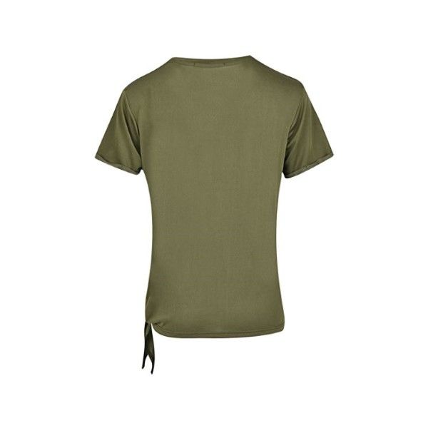 تی شرت آستین کوتاه زنانه بادی اسپینر مدل 1403 کد 1 رنگ سبز -  - 3