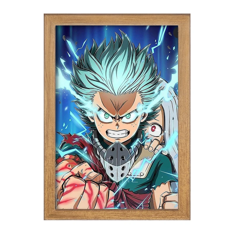 تابلو خندالو مدل دکو انیمه آکادمی قهرمان من  کد 16143