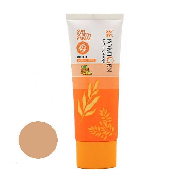 کرم ضد آفتاب رنگی فومیژن مدل SPF50 مناسب انواع پوست حجم 40 میلی لیتر