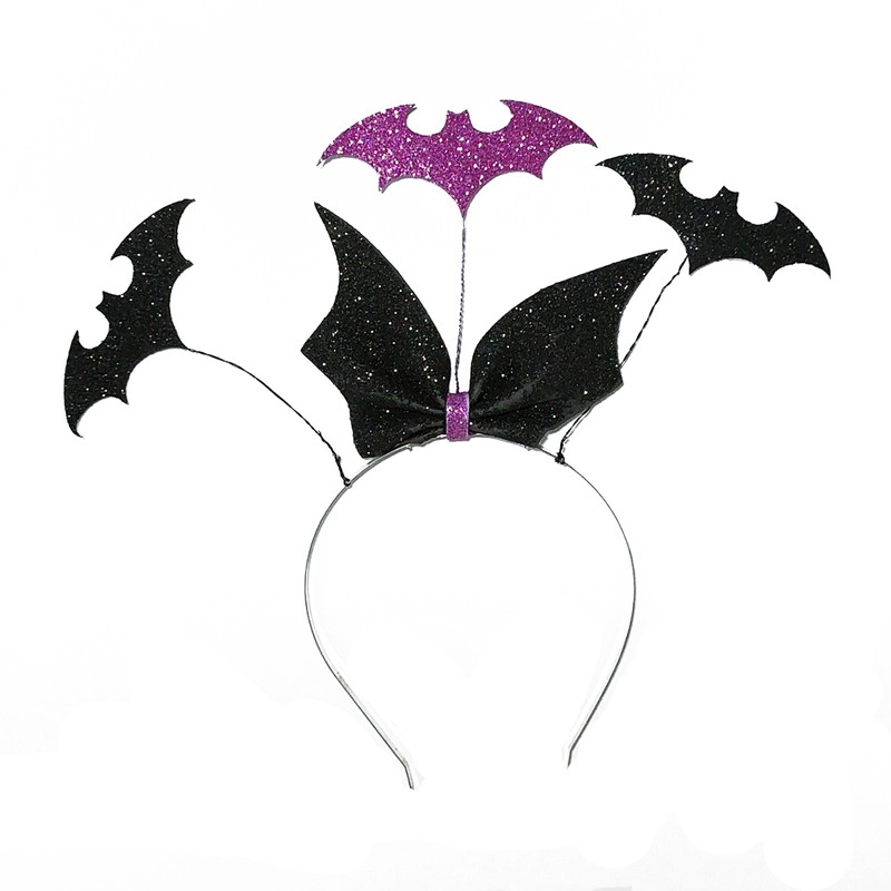 تل مو زنانه مدل هالووین طرح خفاش پرنده