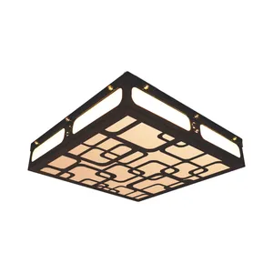 لوستر سقفی وودلایت طرح آراد مربع