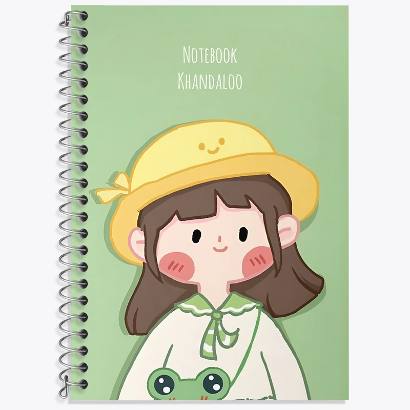 دفتر لغت 50 برگ خندالو طرح دخترانه کیوت کد N3983