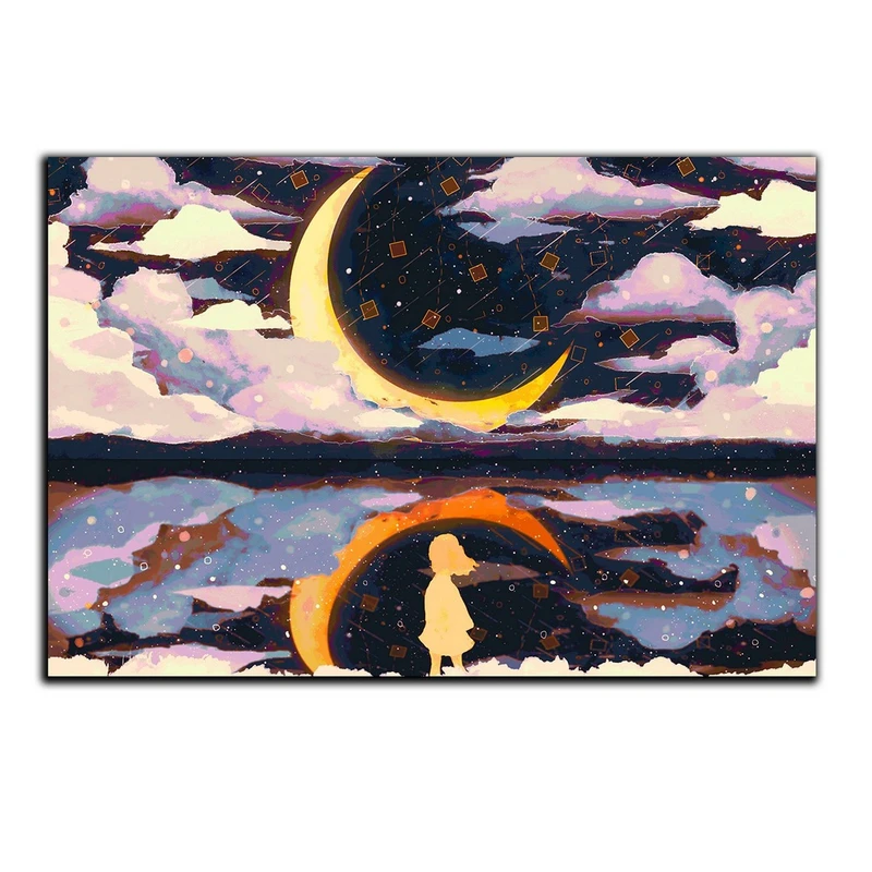 تابلو شاسی بکلیت طرح انعکاس و مهتاب مدل SH-S5340