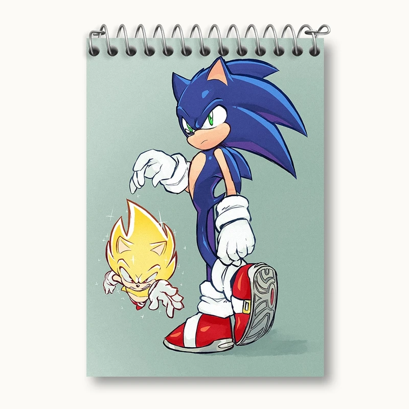 دفتر یادداشت 50 برگ خندالو مدل سونیک (Sonic) کد 37042