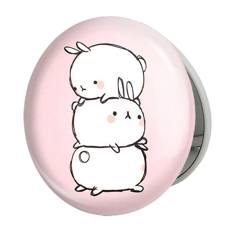 آینه جیبی خندالو طرح خرگوش مدل تاشو کد 6010 