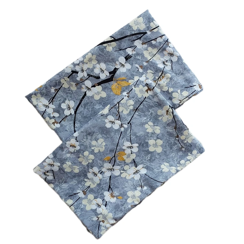 روبالشی مدل پاکتی سایز 50×70 سانتی متر طرح شکوفه های بهاری مجموعه ۲ عددی 