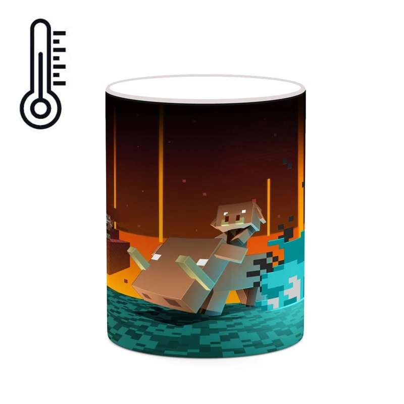 ماگ حرارتی کاکتی طرح ماینکرافت minecraft مدل mgh41146